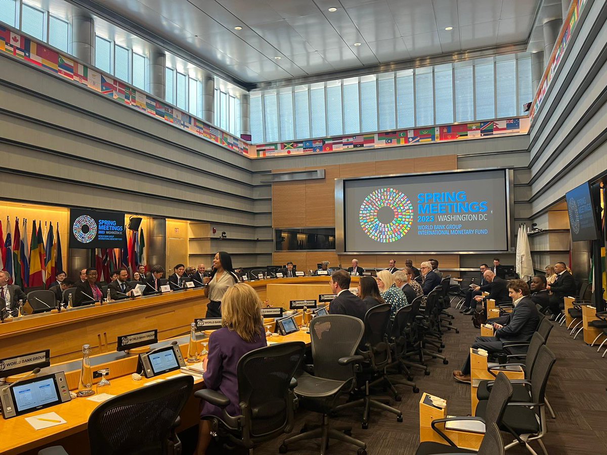 NOIweala's tweet photo. Joined a Food Security &amp; sustainable food systems event at the @WorldBank to see how stronger global partnerships including through Trade &amp; the @WTO can help solve the global food security crisis. This means looking for breakthroughs on WTO Agriculture negotiations. W/ @AxelVT_WB https://t.co/WB2bTBV3RG