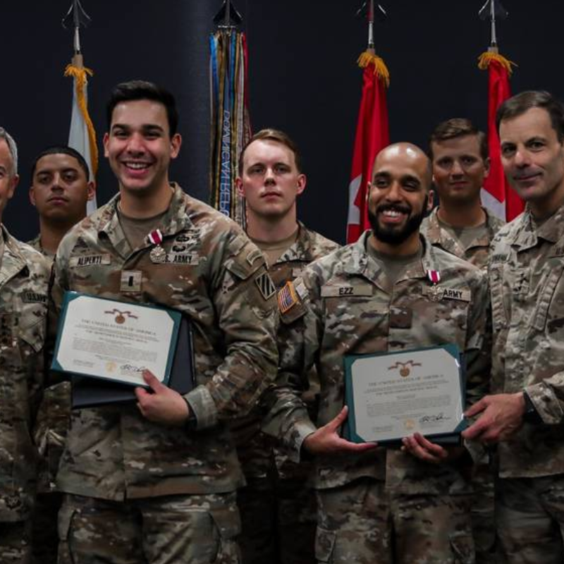 Marinetimes's tweet photo. In our weekly #GoodNews report: Marines are recognized for preventing a stabbing, soldiers have a solution to identify mold, a Navy captain will lead NASA's next moon mission and more. Scroll through for a dose of positivity.