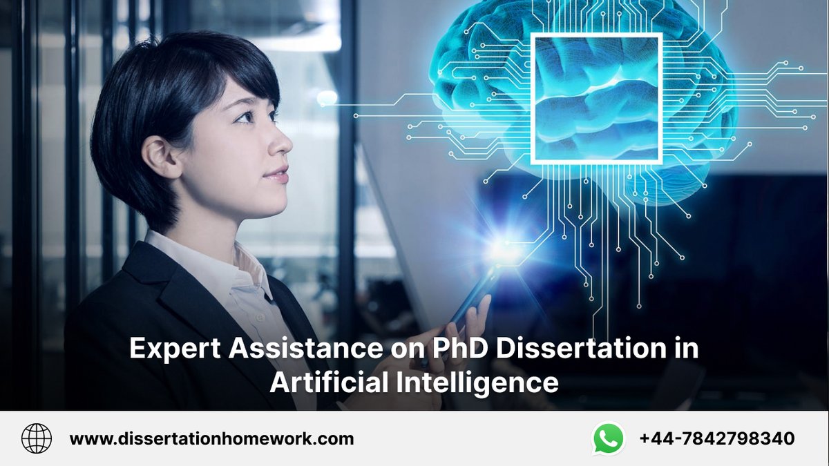 DissertationWrk's tweet image. Read this blog to know Expert Assistance on PhD Dissertation in Artificial Intelligence.
Explore: bit.ly/3o25IWL
#aidissertation #aidissertationwriting #dissertationhelp #dissertationwriting #dissertationwriter #artificialintelligence #dissertationwritinghelp #phd
