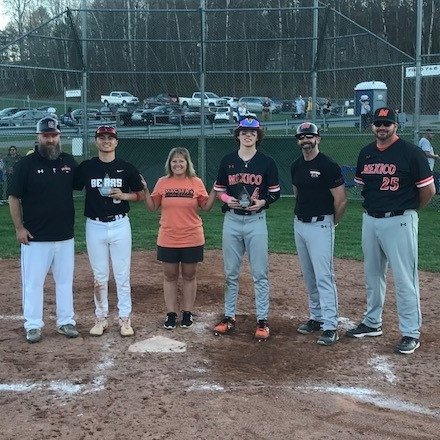 MACSFAteach's tweet photo. Congratulations @MexicoTigers Jacob Poissant and @BearCountryAD Carlos Torres for being MVP's. 

Award presented by @MACSFAteach member Renee Caroccio

@MACSPride @MexicoAcademyHS https://t.co/sR5ksd1qYt