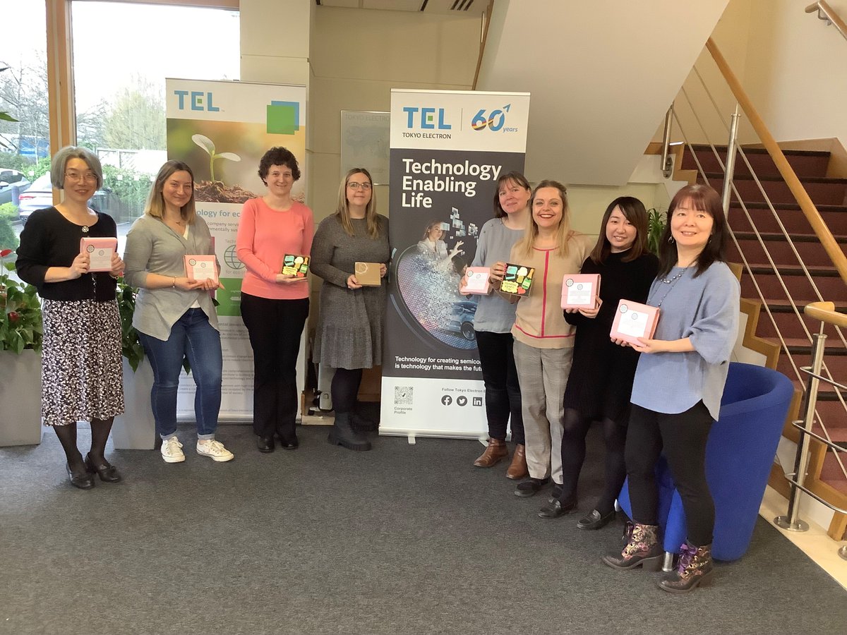 TokyoElectronEU's tweet image. #TELEurope continues to celebrate International Women’s Day and the contribution of our female employees to our business success. This year our focus was on education and celebration. Each local office celebrated with enjoyable gifts. 
#IWD  #EmbraceEquity  #TEL