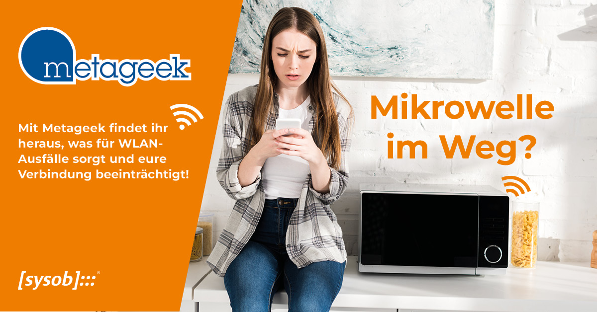 Ist mal wieder die Mikrowelle im Weg und belastet euer digitales Netz? <a href="/metageek/">MetaGeek</a> hilft dabei, genau solche Probleme zu erkennen und zu analysieren. 

👉 sysob.com/hersteller/met…

#sysob #metageek #wifianalyse #troubleshooting #ausleuchtung