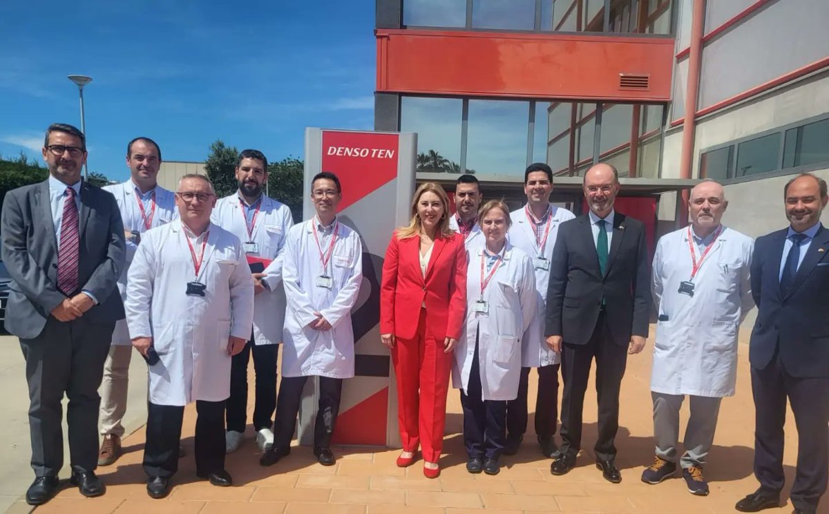 CarolinaEspanaR's tweet image. Hoy en Málaga he visitado DENSO TEN, empresa puntera en fabricación de electrónica de automoción con muchos años de experiencia.

Son las empresas las que crean empleo y generan riqueza: 3.779 empresas nuevas en Andalucía en el arranque de 2023.

Alfombra roja para ellas.