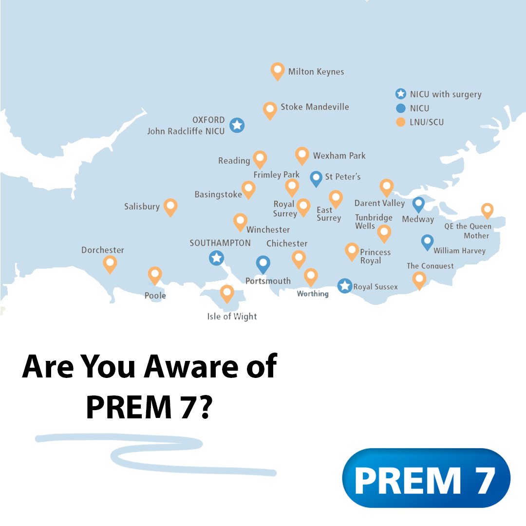 How Can We Support PREM 7?
lnkd.in/ew5xSrRN

PREM 7 is a perinatal NHS project aiming to improve outcomes for babies who are born prematurely in the South East England region.

#project #nhs #PREM7