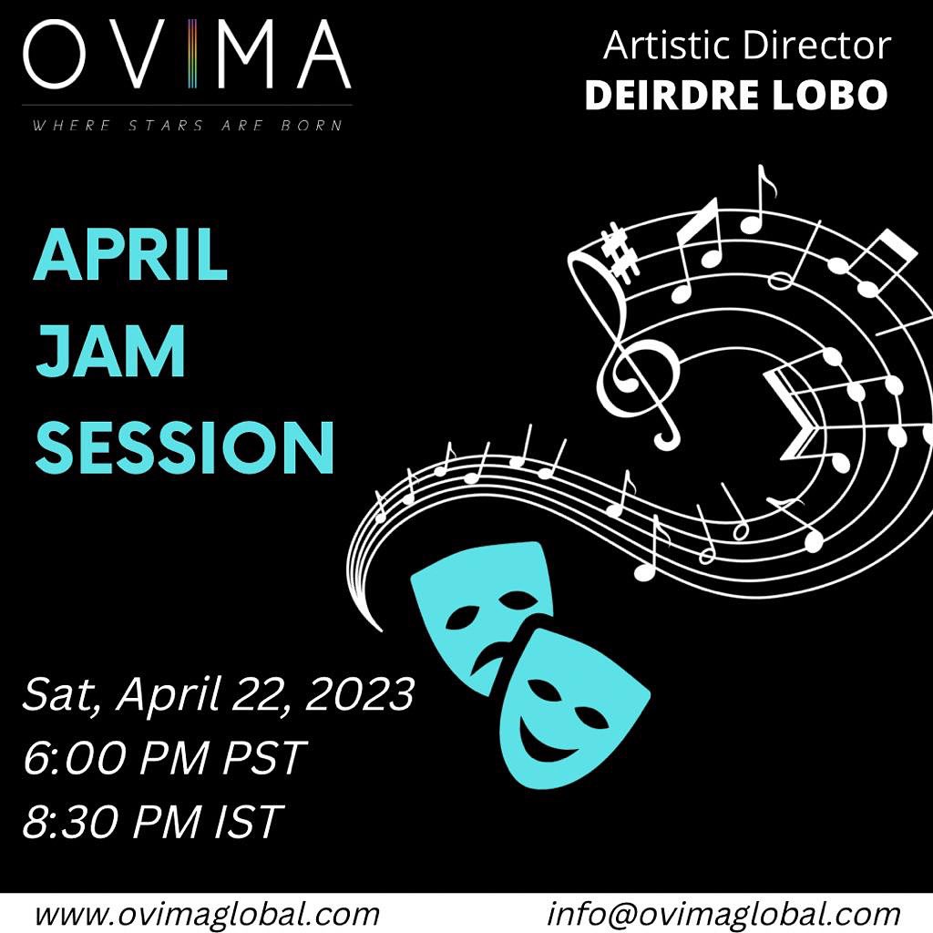 OvimaGlobal's tweet photo. April Jam Session🎶✨
We loved your March Jam Session performances, and cannot wait to see what you have to show for April. Join us on,

Sat, April 22
6:00 PM PST
8:30 PM IST

#vocalcoach #singer #singing #music #vocalcoaching #singinglessons #sing #voice #vocalist #canto https://t.co/vx6Gytt2Q1