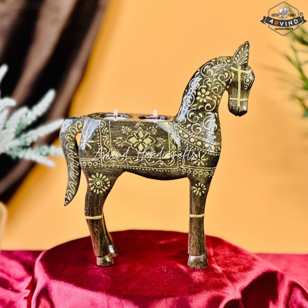 Wooden Bronco Horse Tea light

#homedecor #handmade #handicrafts #jodhpur #madeinindia #homeinspiration #etsyseller #homestyling #interiordecor #decorationideas #indianhandicrafts #jodhpurhandicraft #exportfurniture #indianhomedecor #tabledecorideas #housewarming #decorgram