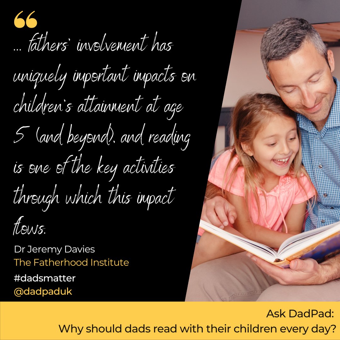 dadpaduk's tweet photo. #FatherhoodFriday
📖
Today's blog looks at the benefits of dads reading with their children, the fab @fatherhoodinst FRED Prog, & research from @PIECEstudy - a key read for #earlyyears educators as well as new dads... https://t.co/lnzrnpaLze
📖
#dadsmatter #readingeveryday https://t.co/dc7ahVmvJZ
