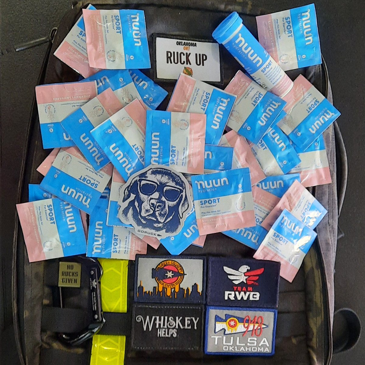 Catch me at GORUCK Sandlot Jax 2023 festival for a single serving sample pack of Nuun Sport Strawberry Lemonade tablets!   
#enigmamachinetulsa #nuunlife #nuunlove #teamnuun #nuunambassador