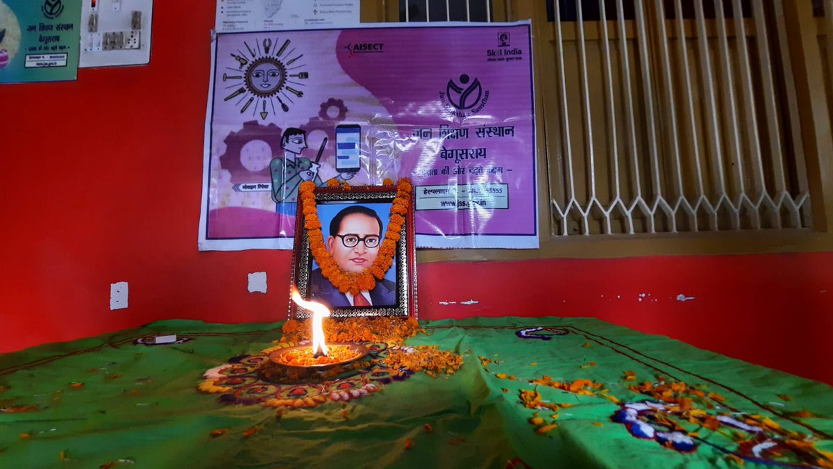 JSSBegusarai's tweet photo. Jan Shikshan Sansthan Begusarai Celebrates Dr. B R Ambedkar Jayanti.
#skillindia
#msde https://t.co/8UCGmemrMp