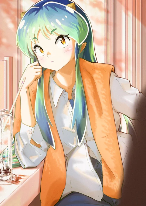 #うる星やつら #ラムちゃん前回のラムちゃんから随分間があいてしまいました。「ダーリン! 遅いっチャ!!!」 