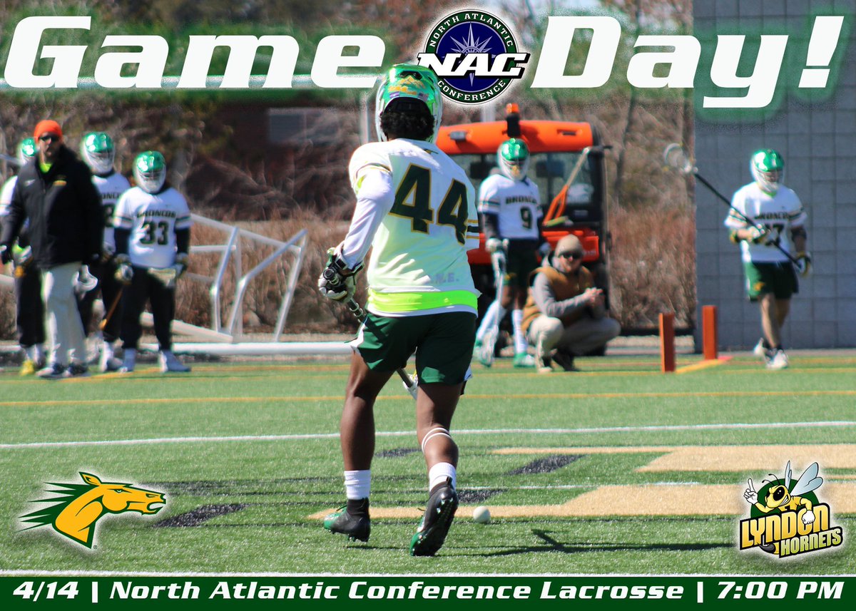 Men’s Lacrosse hosts conference game against Northern Vermont Lyndon!                                                                      🥍 <a href="/Delhilacrosse/">Delhi Men's Lacrosse</a> vs. Lyndon Hornets
⏰ 7:00 PM ET
🏟 Neil Riddell Field
📺 team1sports.com/college/?B=542…