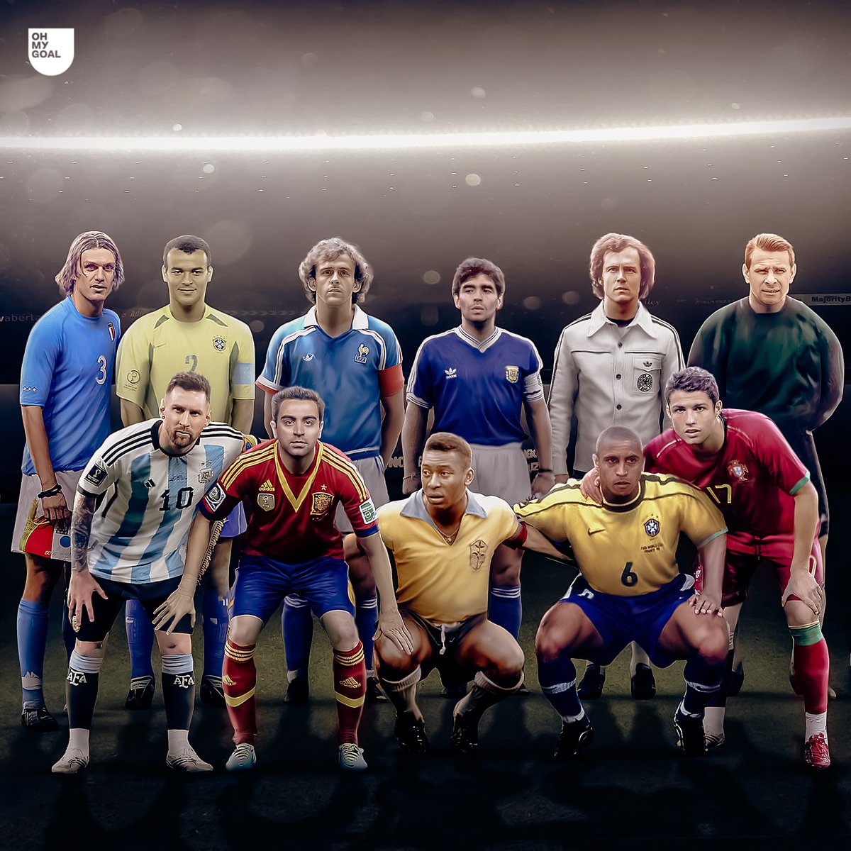 The best XI in history according to Chat GPT  🔥