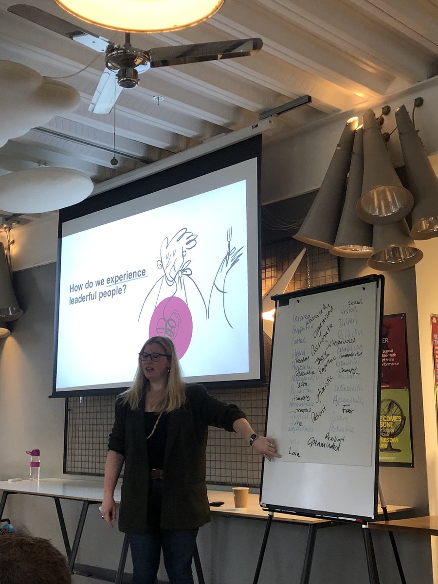 ‘Leaderful’ 

Love discovering a new word… 

Thanks <a href="/FarleighPerform/">Farleigh Performance</a> for creating space to re-examine ideas around #leadership <a href="/glovefactory/">Glove Factory Studios</a> monthly Rooster Talks 🐔 

Winding up the working week…