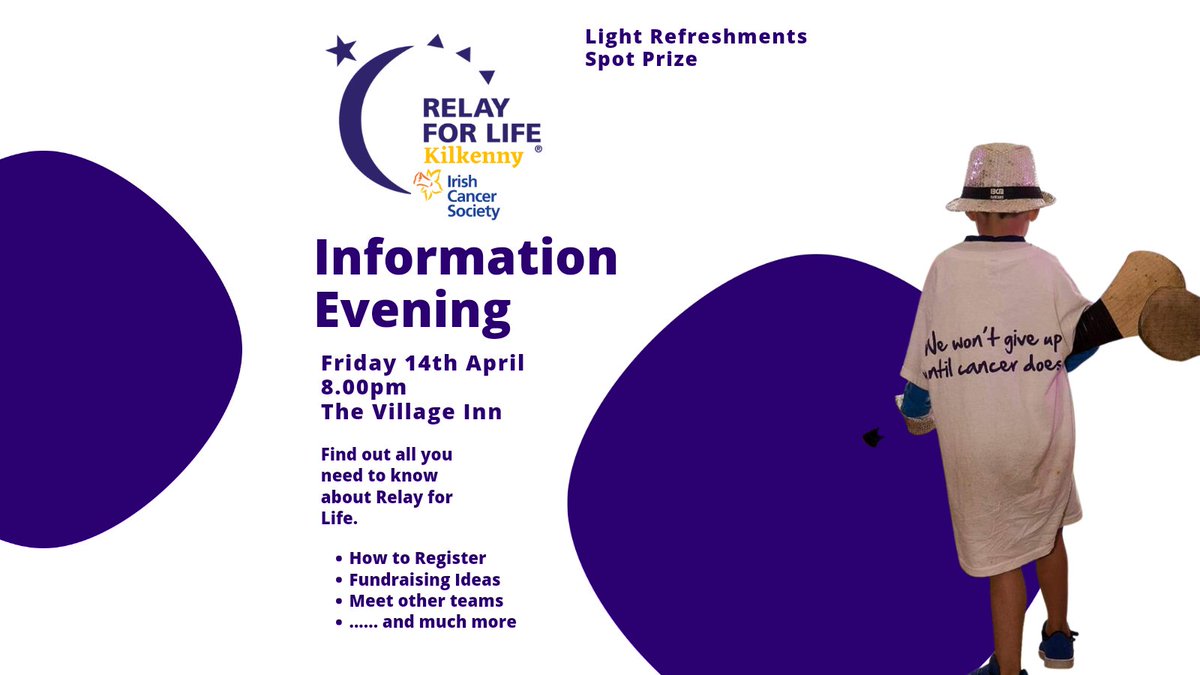 RelayforLifeKK's tweet photo. A warm welcome to anyone who wants to learn more about Relay for Life. Please join us. https://t.co/DPJzNnA6Gq