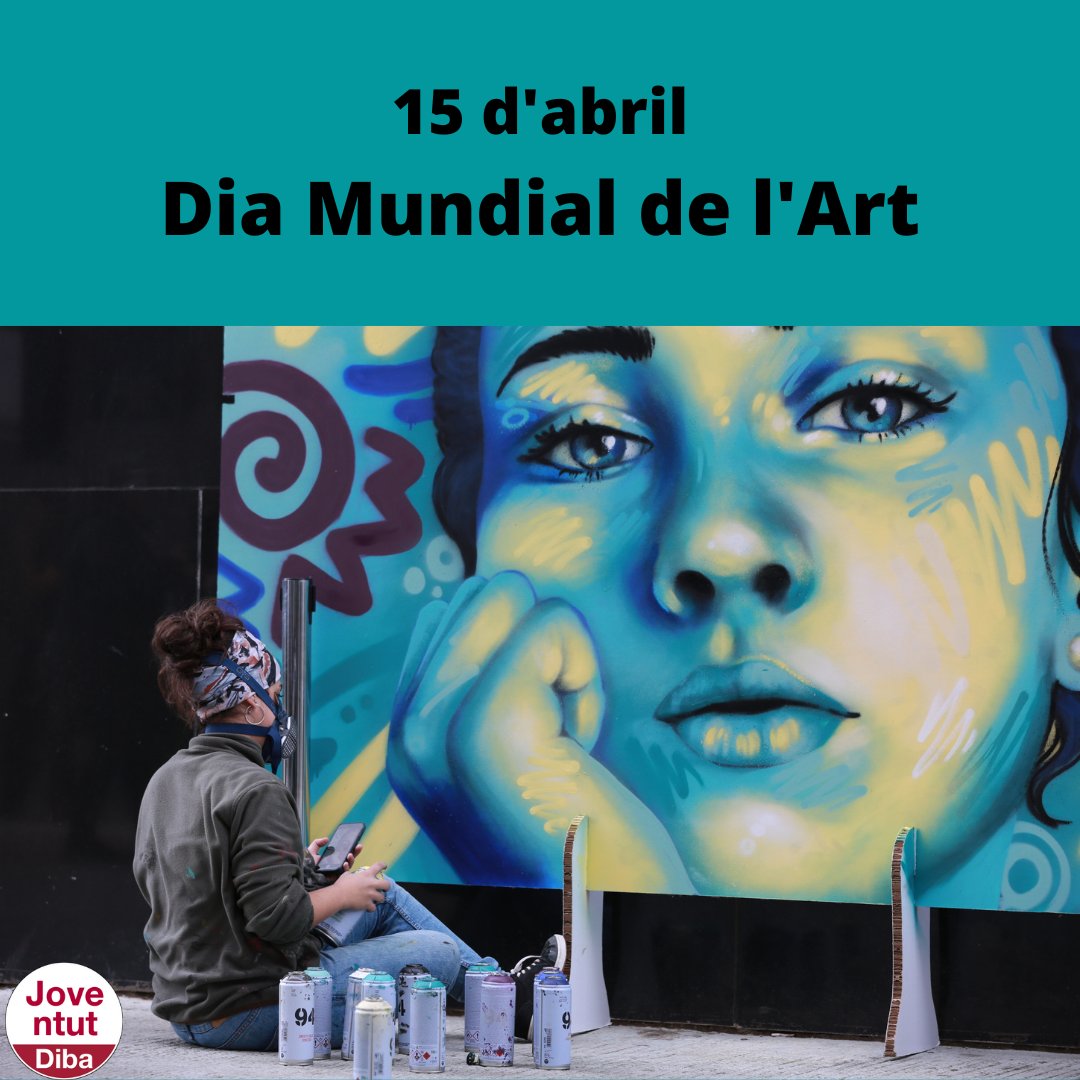 joventutdiba's tweet photo. #15Abril #DiaMundialDelArt 
Compartim #fem_tec How 𝗔𝗥𝗧 you? per a la promoció de l'autoestima amb #adolescents i #joves explorant els processos artístics com a eines d'autoobservació i foment de l'autoconeixement. 
T' invitem a provar!
👉https://t.co/PoUbSDQzxF
 #WorldArtDay https://t.co/xzC2Us1tqn