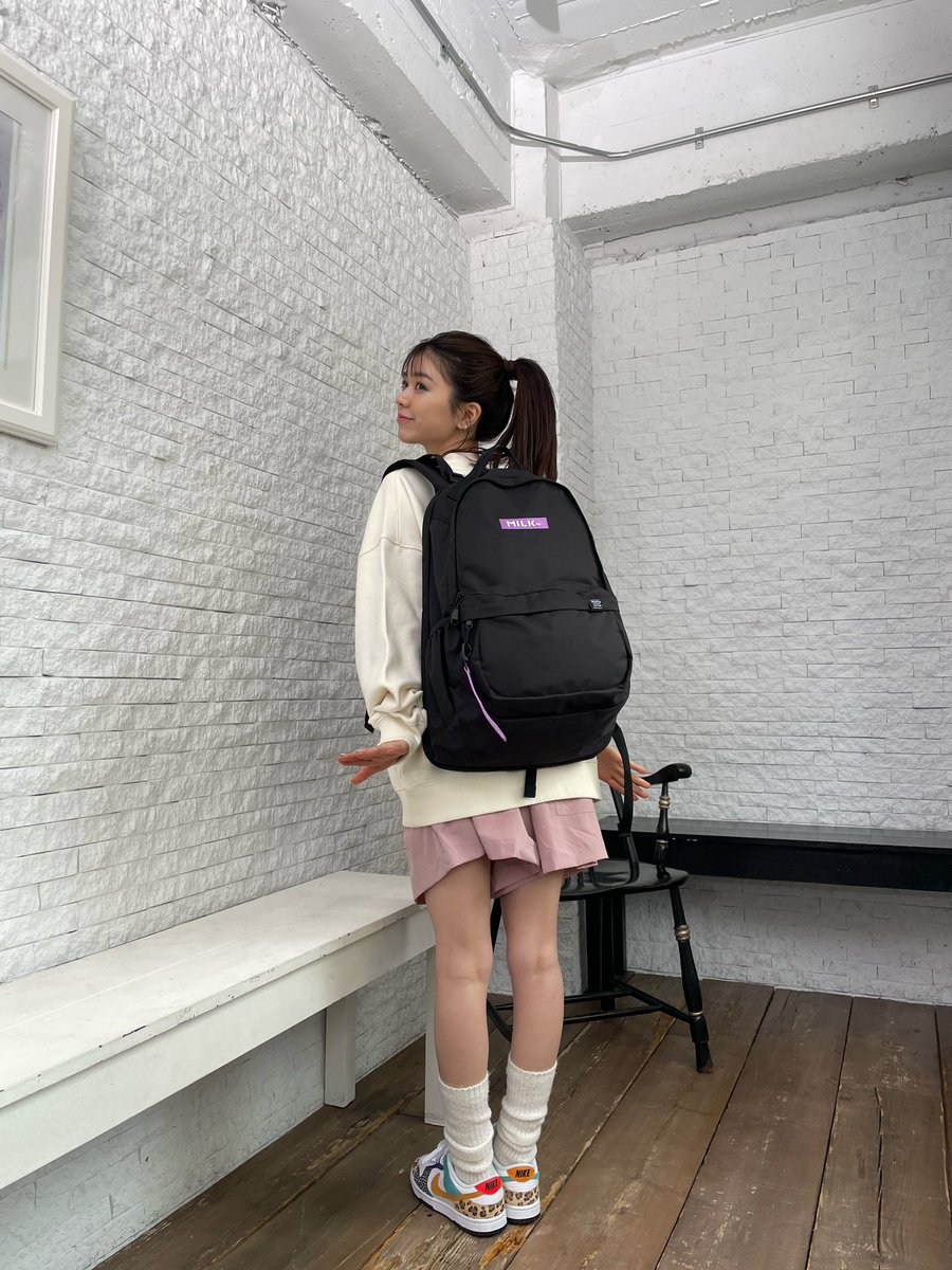 akirafutaba's tweet photo. @MILKFEDJP 🌸💜

It girl &amp; It boy with MILKFED. Back Pack 

 #MILKFED https://t.co/trMmzYfL6M