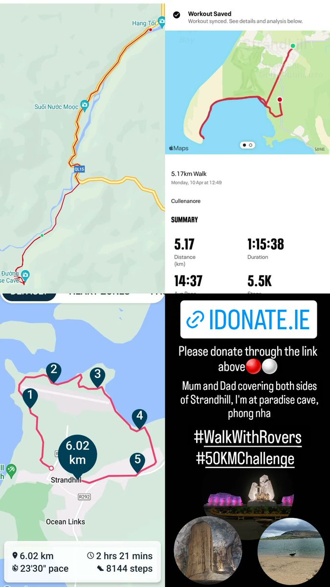 _MARKO_'s tweet photo. Mum and Dad covering both sides of strandhill for Rovers, while I was in Paradise Cave, Phong Nha and Dong Hoi 🔴⚪️ please donate through link below😀
#WalkWithRovers
#50KMChallenge
@sligorovers
https://t.co/pr2MkzzLEa https://t.co/6rIcTg3rWd