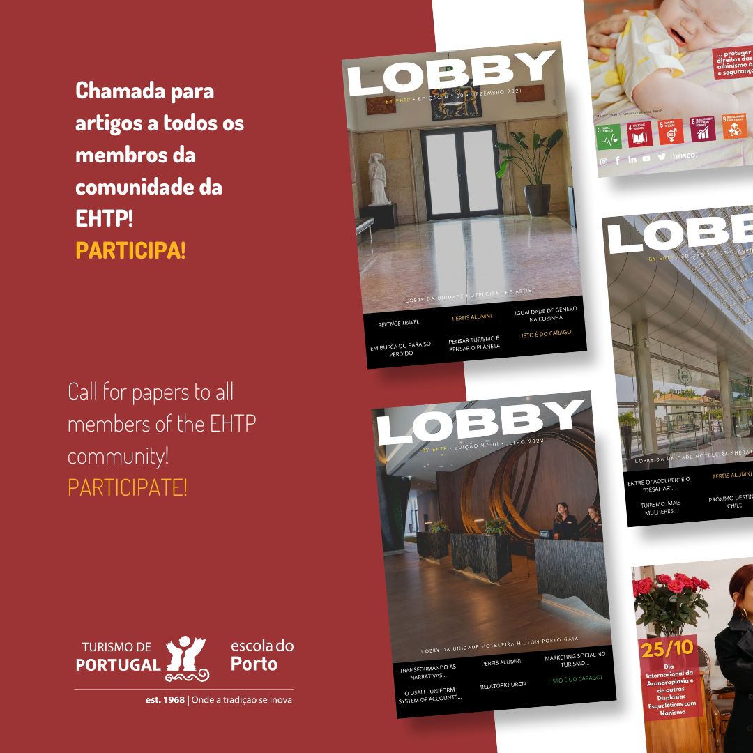 #equipaLOBBY #LOBBYteam
We invite all members of the #EHTP school community to contribute with the writing of an article for the new edition of our LOBBY, the EHTP magazine... Former members should register via form below: forms.office.com/e/H4LtVVNE1C
Thank you!
#lobby #LOBBYmagazine