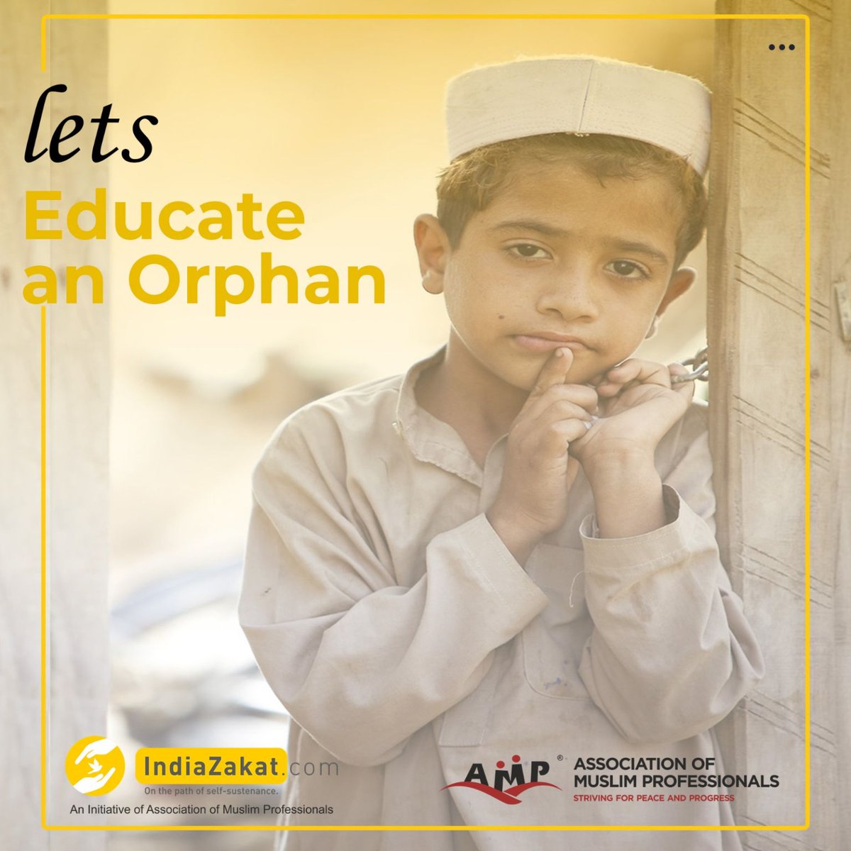 Support Basic Education of ONE ORPHAN &amp; POOR CHILD by donating 10k-15k for one year.

Through AMP Zakat Fund, in last 10 years we have supported 1881 Orphan and Poor Children for thier basic Education and tried to bring a positive change in thier lives Alhumdulillah!

Donate at: