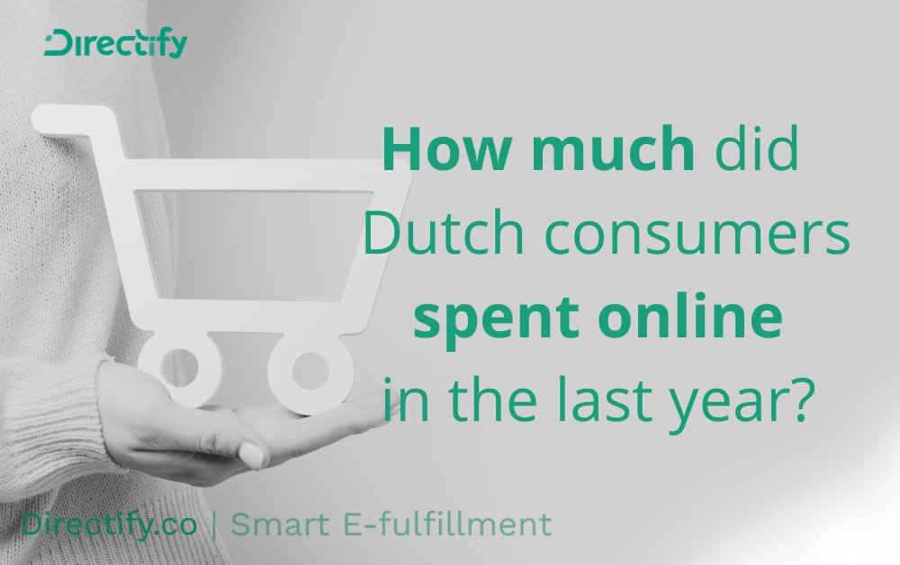 DirectifyCo's tweet photo. 𝐃𝐈𝐃 𝐘𝐎𝐔 𝐊𝐍𝐎𝐖? #10
Last year (2022), Dutch consumers spent 33.3 billion euros online😲This is a 9% growth compared to 2021.

The biggest increase was in the amount spent on services and household products. 

And which products usually end up in YOUR online basket?👀 https://t.co/HP9vIBAgvg