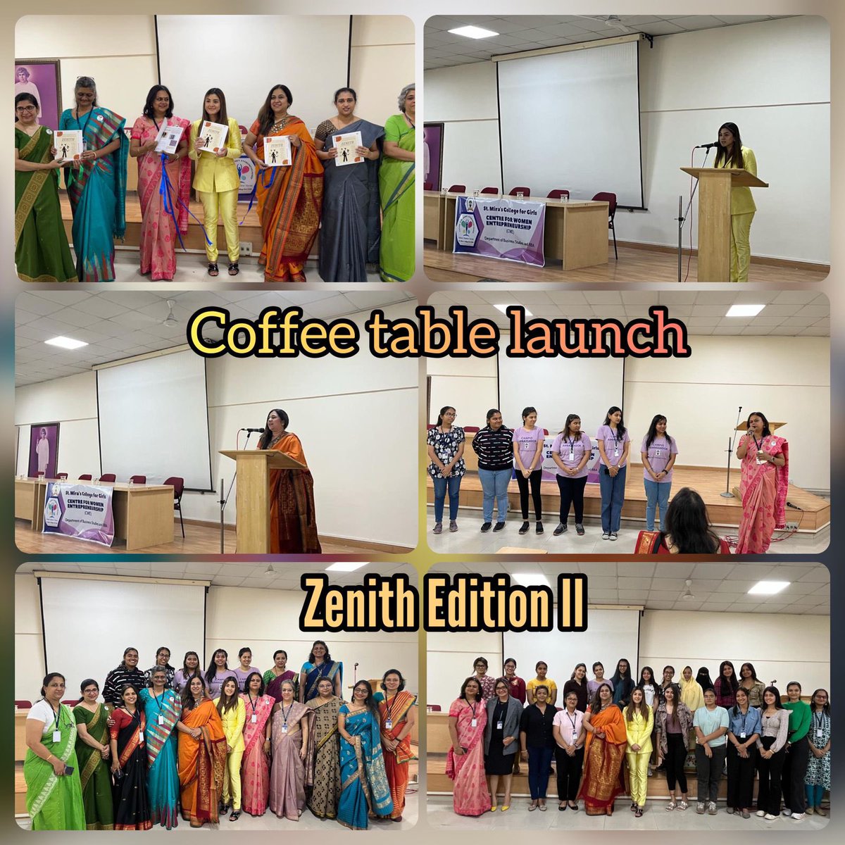 StMirasCollege's tweet photo. #CWE #ZENITH EDITION II
Inauguration in the hands of: Shreya Ghodawat. Inspiring  studentprenuerial journeys.  CWE aims to create an environment that promotes and stimulates the spirit of entrepreneurship 
#lifeatmiras #entrepreneurship #60gloriousyears #innovation #empowerment https://t.co/kv6GZ3tEyO