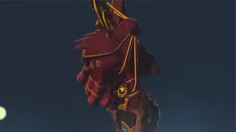 Valnar275's tweet photo. @ZeldaUniverse Riju seems to have hear tear in a hair ornament. https://t.co/eop8Y2oKfq