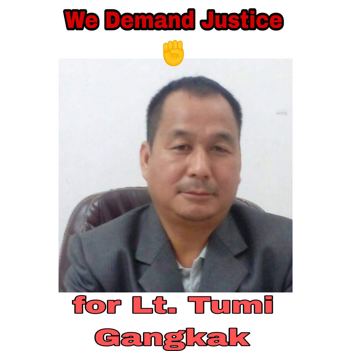 YiriKamcham's tweet photo. @ChownaMeinBJP @mygovindia @MLJ_GoI #JUSTICE_FOR_LATE_TUMI_GANGKAK https://t.co/EwpEpUw1CW