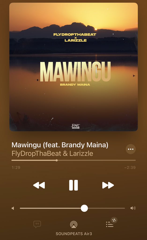 Hours later and I still can’t have enough of Mawingu. 

A total vibe!!!!

Super proud of @Brandy_Maina for this one.
<a href="/iamlarizzle/">Larizzle</a> 
<a href="/flydropthabeat/">FlyDropThaBeat</a>