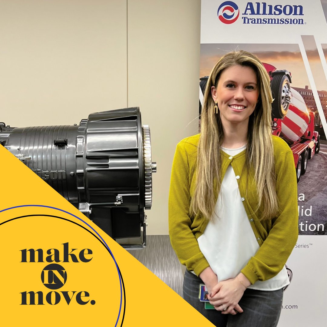 Conexus_IN's tweet photo. Meet Hoosier Brittany Billows, whose career aspirations went from #CSI to #supplychain. There, she found a career that fits. Now, she’s enjoying her time at Indianapolis @AllisonTrans in a role she’s good at. #MakeINMove
https://t.co/QyQd9f5Dxd https://t.co/SzMsgmoqfw