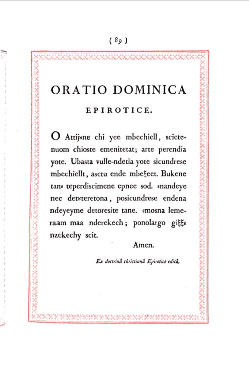 AlbertBikaj's tweet photo. Our Father (lat. Pater Noster) in Albanian (Epirotian). #PropagandaFide https://t.co/a84weT0AUh