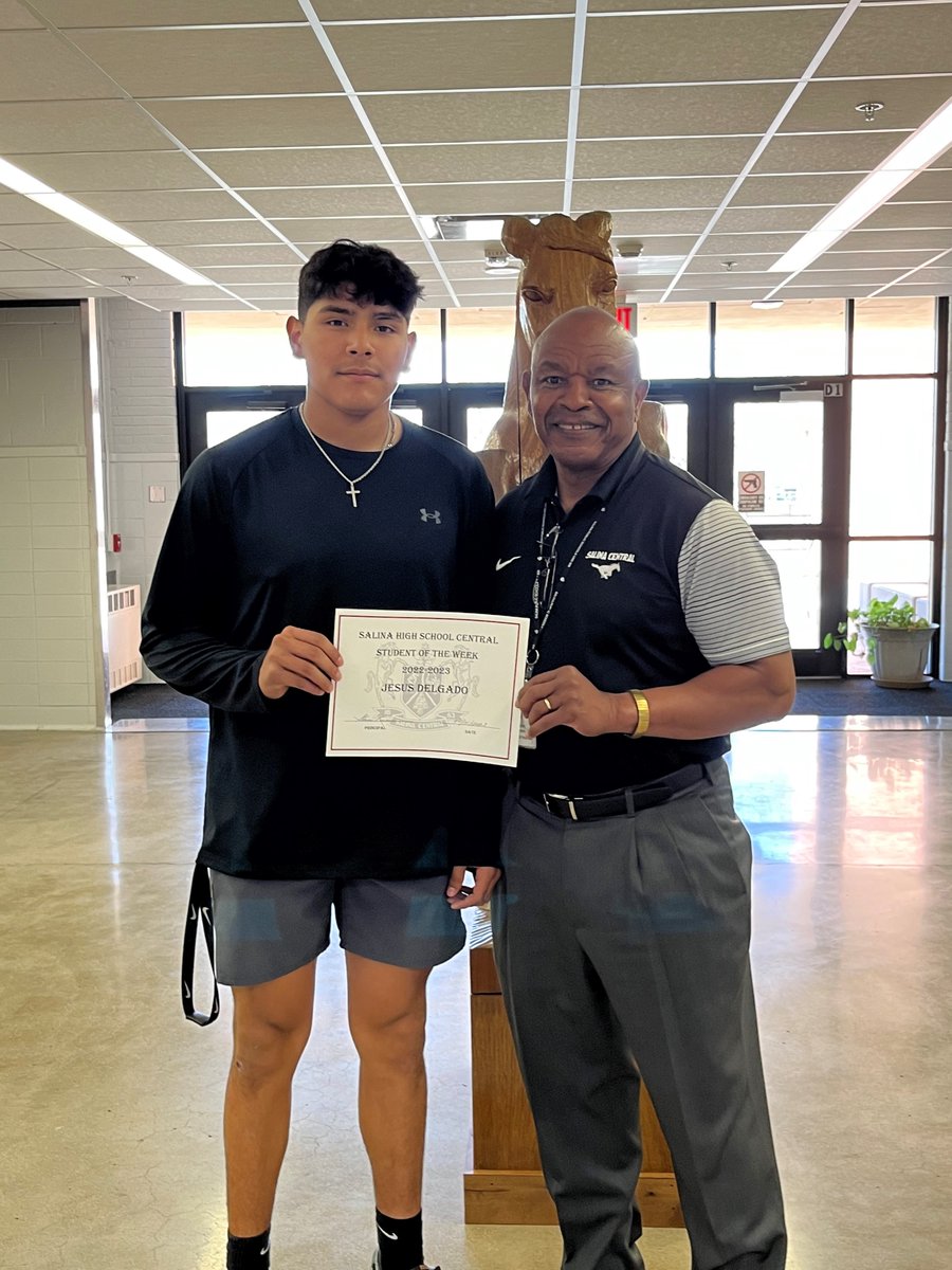 USD305Central's tweet photo. Jesus Delgado Student of the week for 4/17-4/21 https://t.co/8C0tQqaa3f