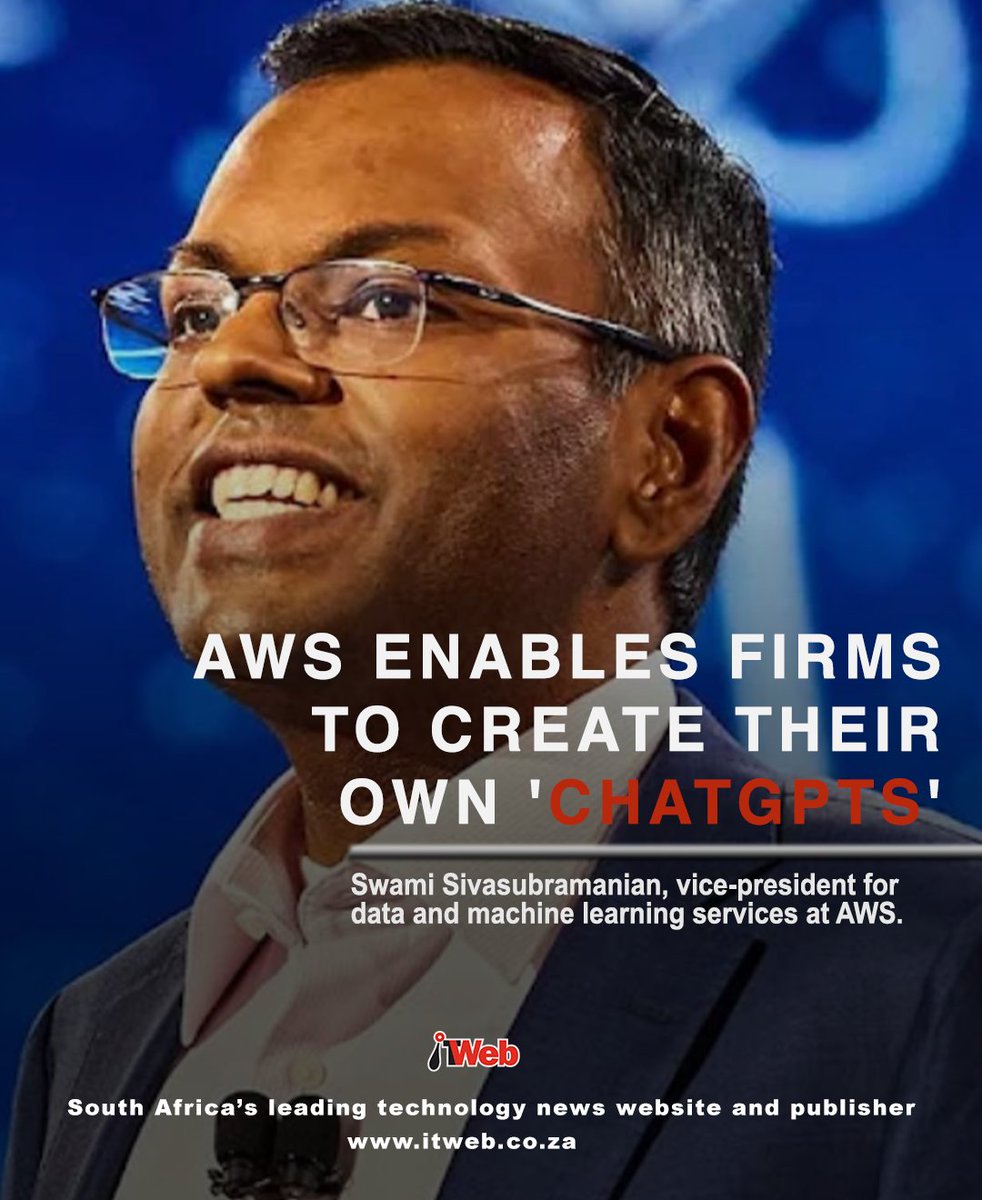 ITWeb's tweet image. Cloud computing giant #AmazonWebServices (AWS) has introduced tools that allow organisations to develop their own #generativeartificialintelligence (AI) models.
itweb.co.za/content/mYZRXv…