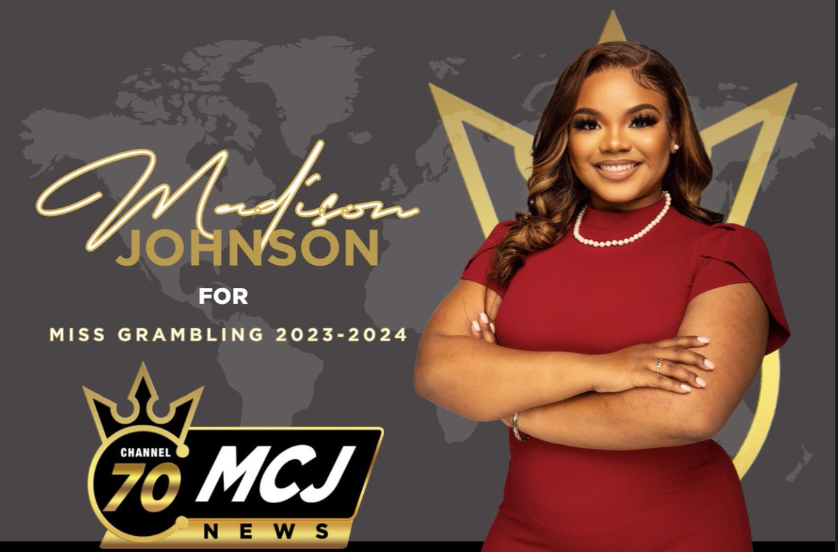 News flash ❗️🌍
•
Gramfam, today is the day! Polls close at 11:00AM so cast your vote, Madison Johnson for Miss Grambling State University through your student email! 🤍👑
#MadisonJforMissG #Channel70MCJ #GramElections2k23 #gramfam <a href="/Gram_BOE/">Grambling Board of Elections</a>