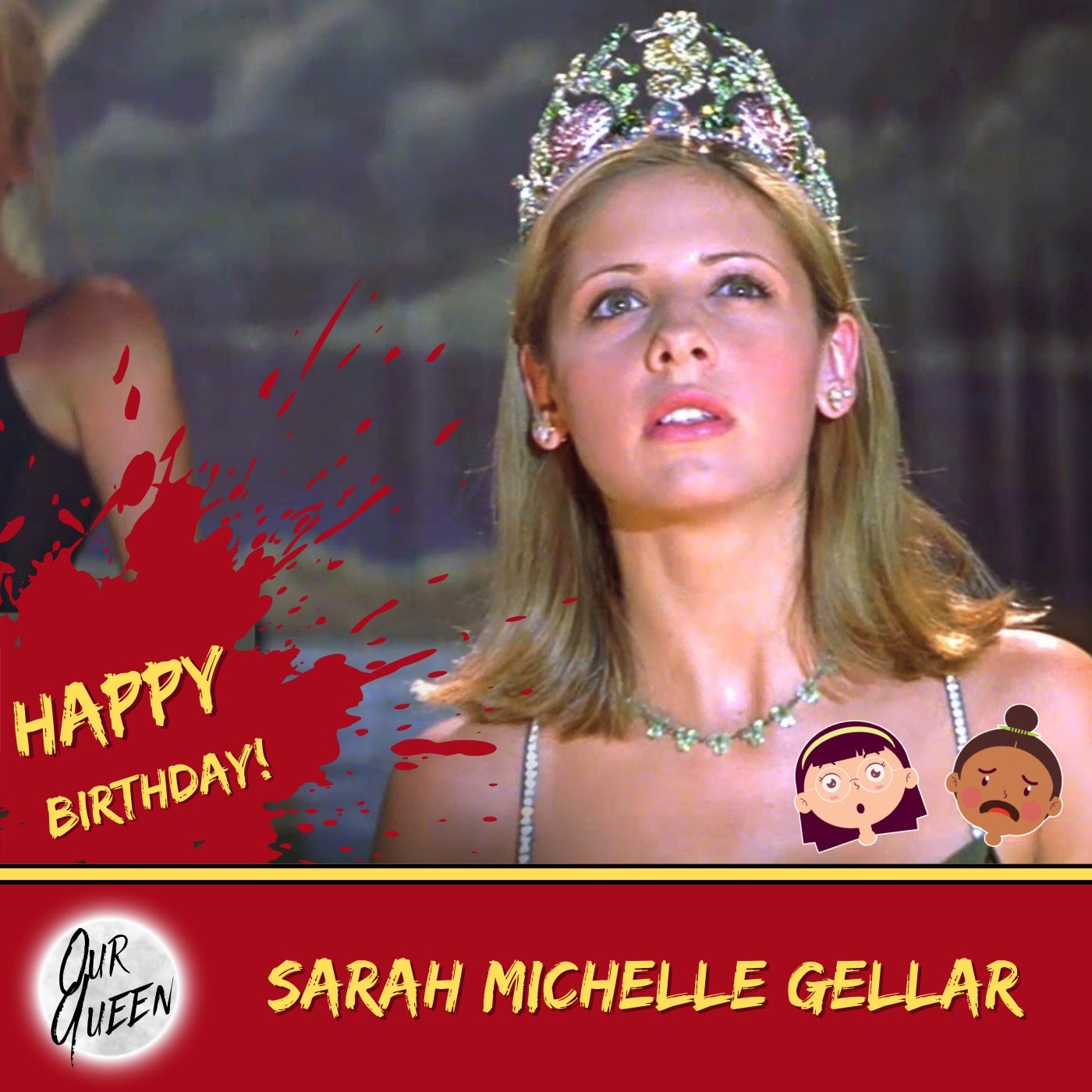 Happy Birthday to the Croaker Queen and Delta Lambda Zeta legend, Sarah Michelle Gellar! 