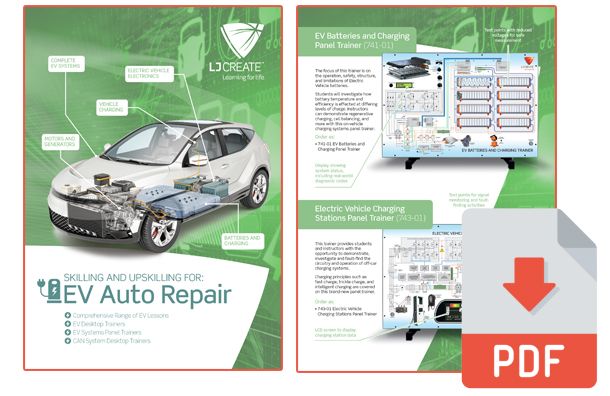 Our EV Skills Brochure is packed full of resources - designed to provide students with the skills needed to maintain/repair Electric vehicles. This brand new range is COMING SOON, take a look at our brochure: bit.ly/ev-ljcreate #electricvehicles #evskills #hybridvehicles