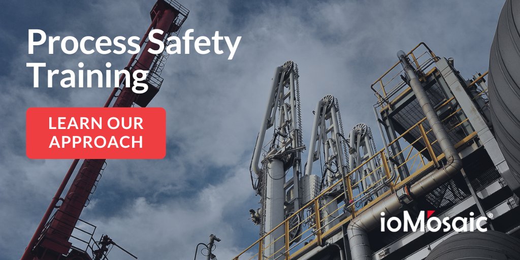 ioMosaic's tweet image. ioMosaic provided training to Canadian National Energy Board personnel in Quebec on LNG codes and standards and hazard and risk assessment. You can count on us for quality process safety training. bit.ly/3GGAF9q
#processsafety #processsafetytraining
