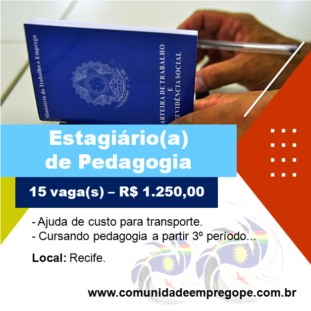 comuemprego's tweet photo. Estagiário(a) de Pedagogia com bolsa de R$ 1.250,00 para clínica infantil multidisciplinar
https://t.co/sXYHZudzea

❓𝗘𝘀𝘁𝗮𝗺𝗼𝘀 𝗮 𝗱𝗶𝘀𝗽𝗼𝘀𝗶𝗰̧𝗮̃𝗼 𝗽𝗲𝗹𝗼 𝗪𝗵𝗮𝘁𝘀𝗔𝗽𝗽: (𝟴𝟭) 𝟵𝟵𝟳𝟰𝟬-𝟳𝟱𝟰𝟲 𝗻𝗮̃𝗼 𝗮𝘁𝗲𝗻𝗱𝗲𝗺𝗼𝘀 𝗹𝗶𝗴𝗮𝗰̧𝗮̃𝗼. https://t.co/eEk8Dyz61f