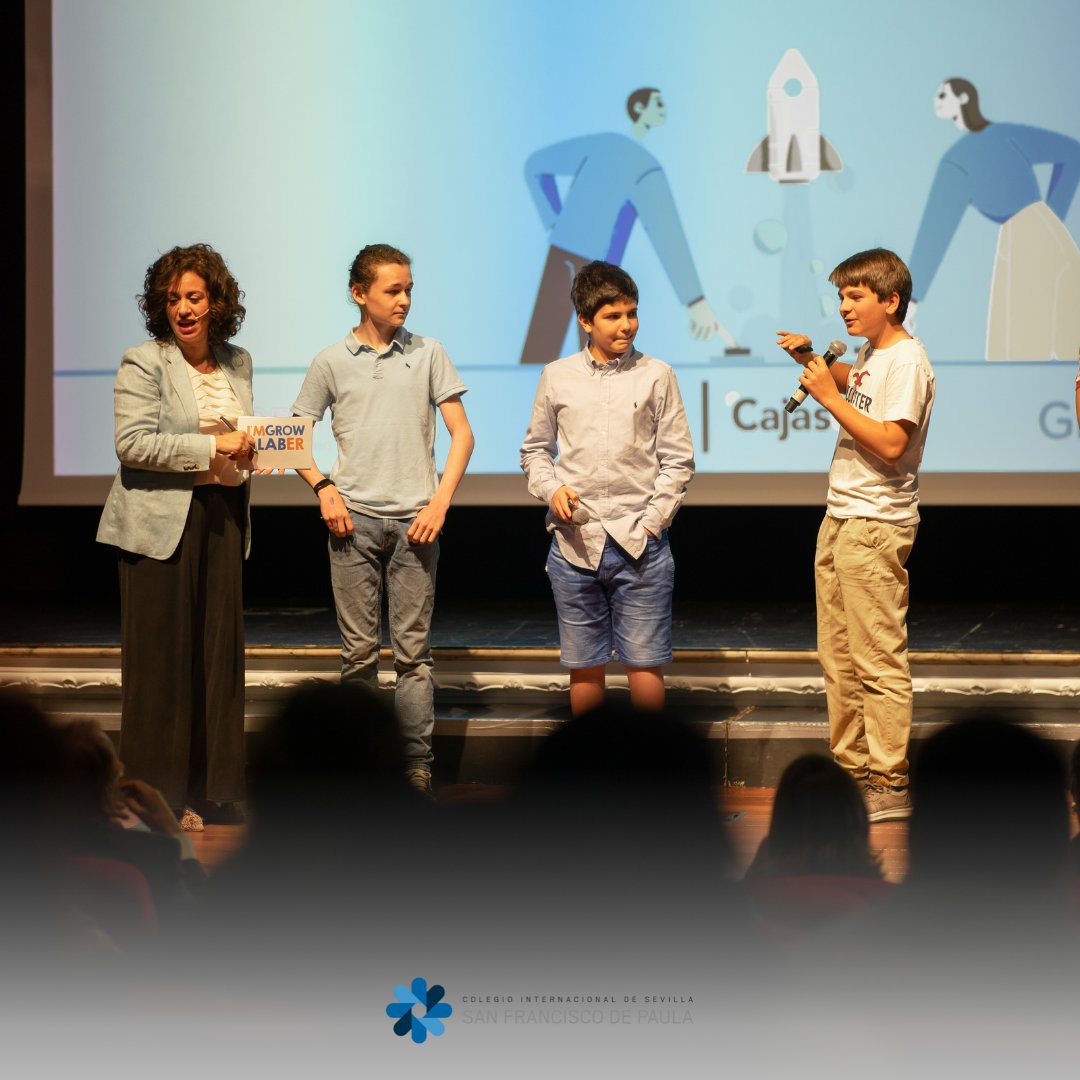 SFPaulaColegio's tweet photo. 📢¡Les informamos en directo!📢 ¡Nuestros alumnos han obtenido el segundo puesto en el programa-concurso de emprendimiento juvenil "I'm a Growlaber" organizado por @CesurEdelSur !🥈

👏¡Enhorabuena por el merecido premio!

#ColegioInternacionaldeSevillaSanFranciscodePaula #CISSFP https://t.co/gzJdmgE3fD