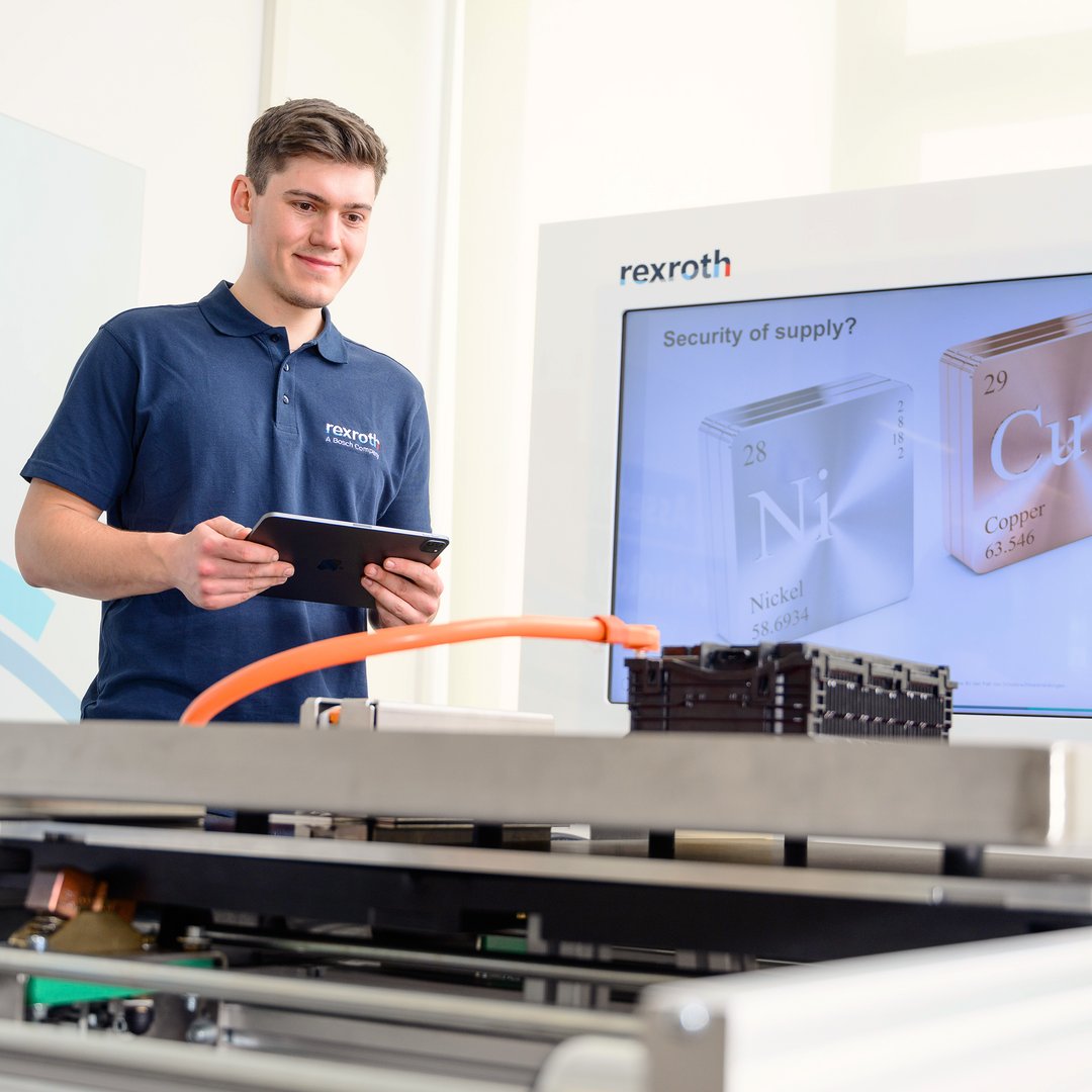 🔋🚘 Helping to create a sustainable footing for the increasing demand in #electromobility: We've developed Europe's first fully automated system for discharging &amp; disassembling #battery modules. More about this and the solutions we're presenting at #HM23: bit.ly/BoschAtHM23