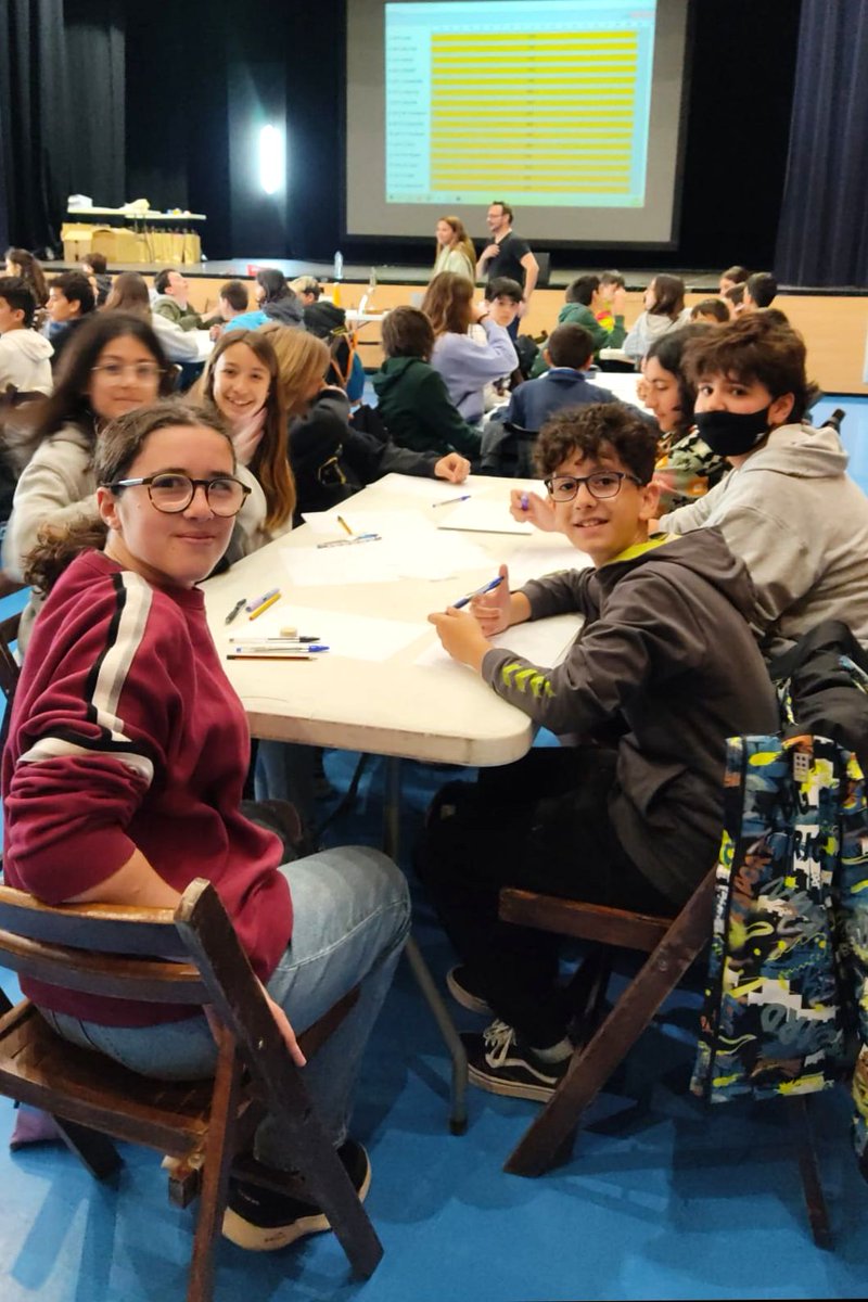 trseducacio's tweet photo. Moltes felicitats a l'equip cadet (1r i 2n ESO) de l'Institut @nicolaucopernic, que aquest matí ha quedat tercer a la final de la Copa Cangur de Catalunya de matemàtiques! i molta força a l'equip junior (3r i 4rt ESO) que aquesta tarda jugaran també la final! 💪 https://t.co/FmIhPrnPbe