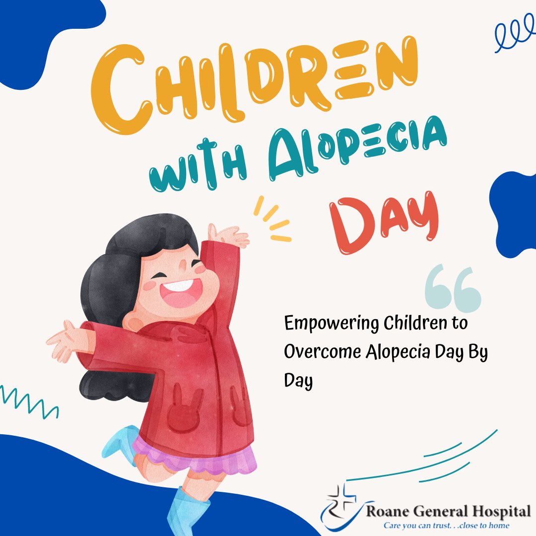 RoaneGeneral's tweet image. Today is Children with Alopecia Day - let's take a moment to honor the resilience of children affected by this condition. This day is about raising awareness and creating community for young people who are living with alopecia. #CWAD #SpreadAwareness #BeBoldforChange