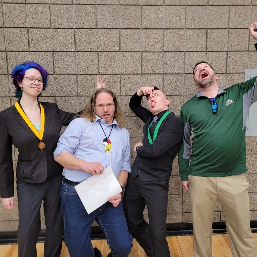 CLBSchools's tweet photo. #CLBSpeech fell just short of any speakers advancing to State (top 3 in each category moved on), but the team still came away winners!๐
๐
4th in Extemporaneous Speaking
5th in Prose
Section 8 Coach of the Year
#Pantherpride
#untilnextyear https://t.co/FiGOim8ETg