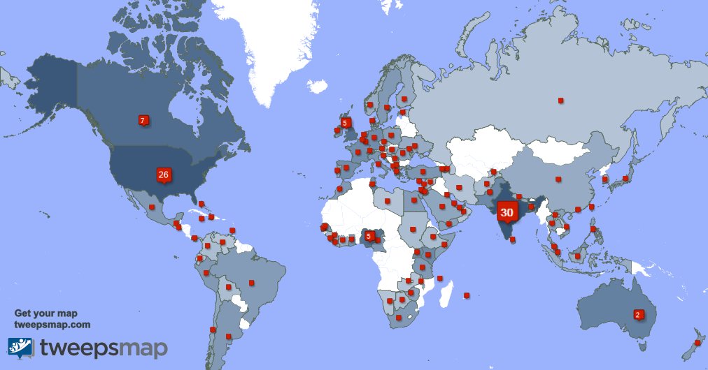 Special thank you to my 2 new followers from Australia, and more last week. tweepsmap.com/!Ayushchopra24