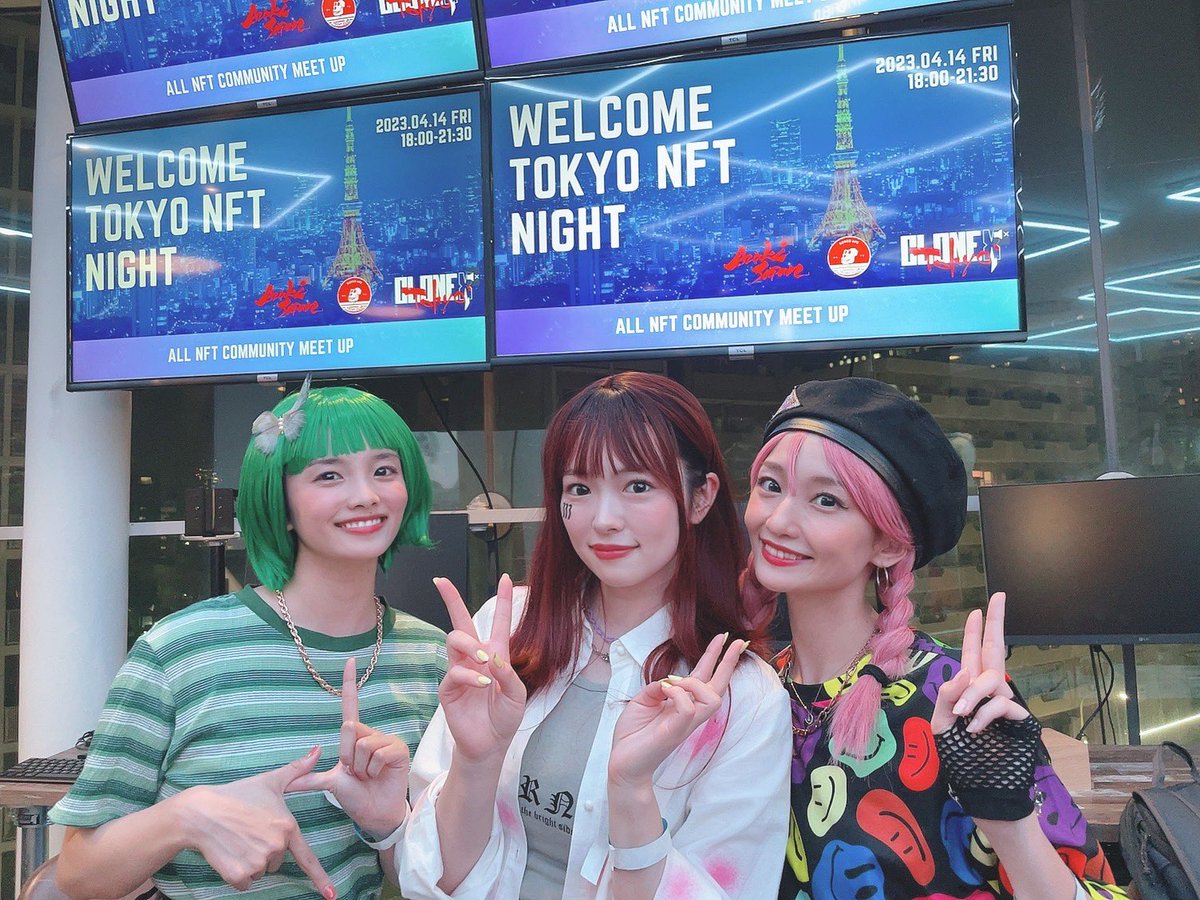 Nice to meet you all today💖💖

#ETHTokyo #CloneGirls #CloneX #RTFKT