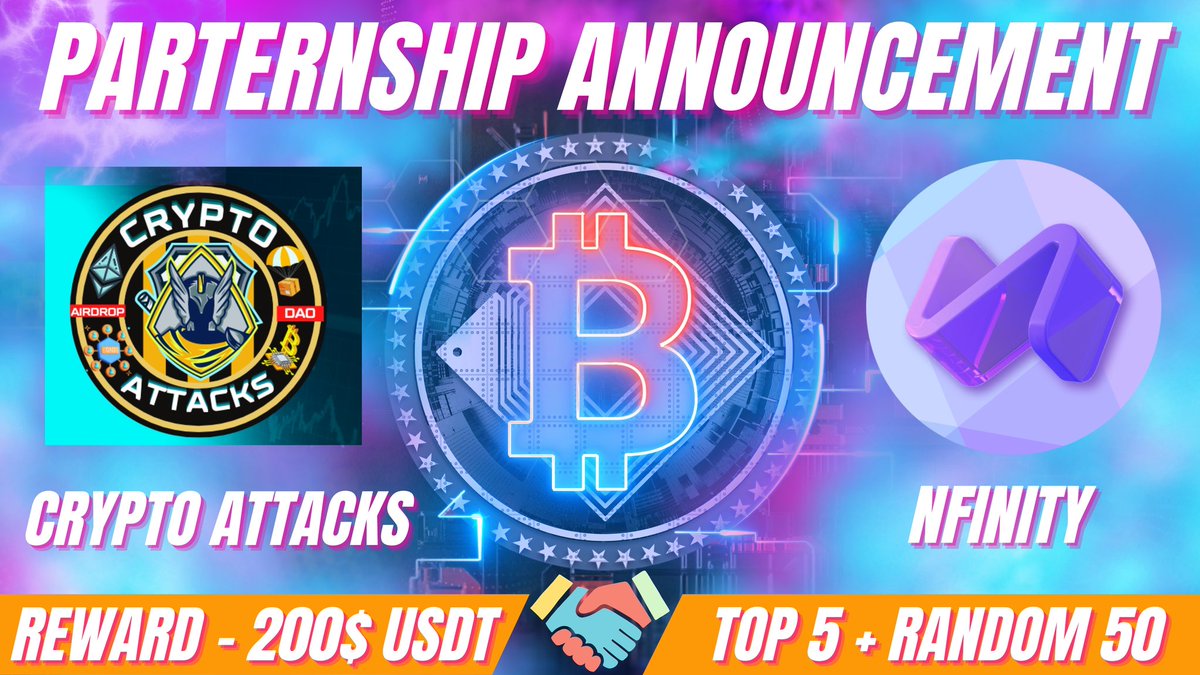 🔰Crypto Attacks X Nfinity #AIRDROP🔰

🏆Prize Pool:- 200$ $USDT

🎮Follow <a href="/Nfinityapp/">Nfinity</a> &amp; <a href="/CryptoAttackDao/">CRYPTO ATTACKS || DAO</a>
🎮Like, ReTweet &amp; Tag 3 Friends
🎮Fill Gleam- wn.nr/9xxzQXM

⏳ Ends 14th April

🙌Increase chance by inviting friends!

#Giveaway #Airdrop #Defi #NFT