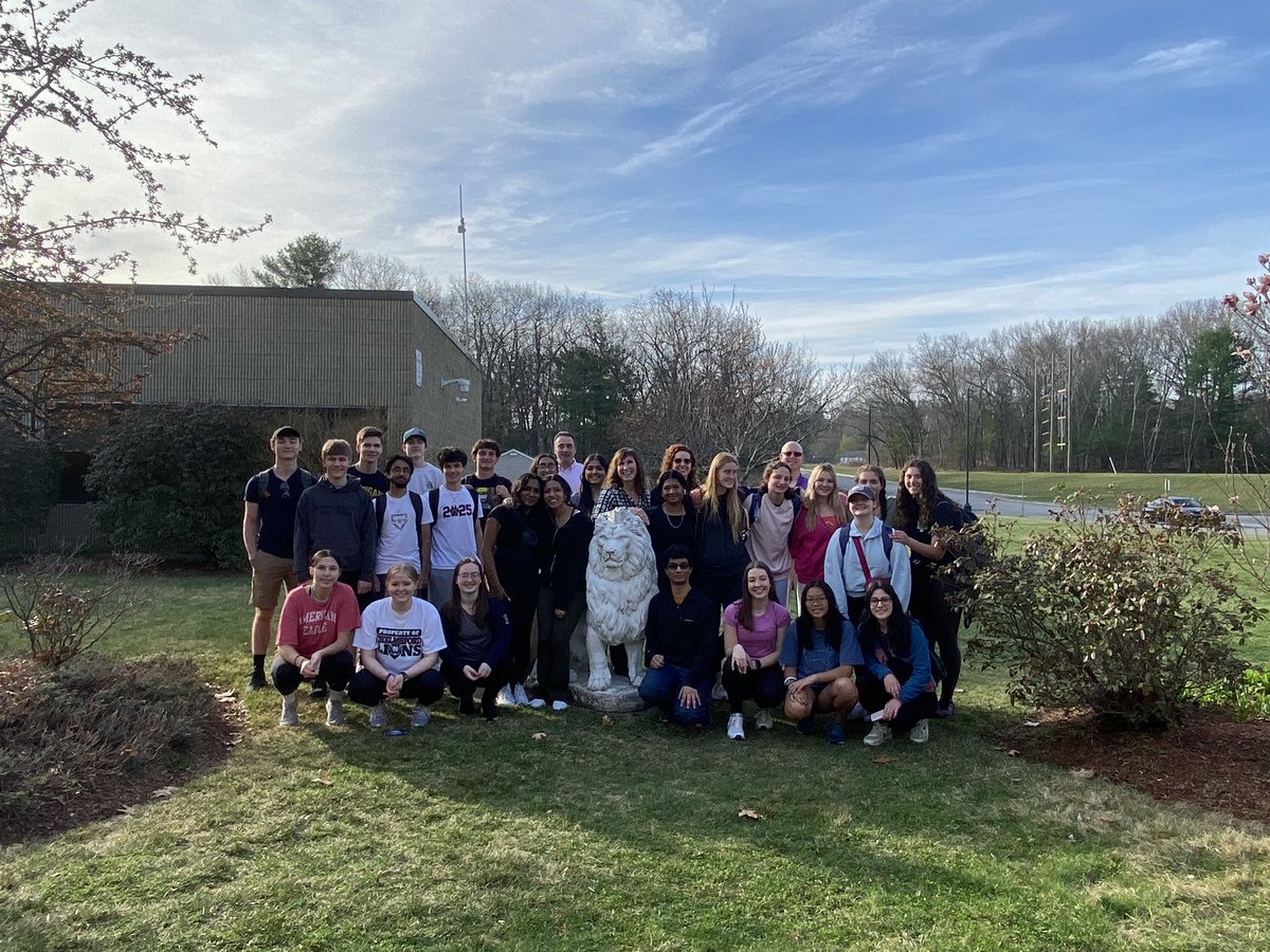 Off we go! 
Sorry Principal Murray… you can’t come.
<a href="/CHSWorldLang/">CHS World Language</a> 
<a href="/ChelmsfordSci/">Chelmsford Schools Science Department</a>