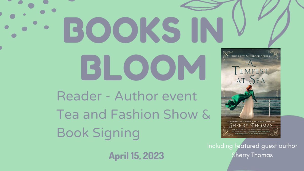 ChicagoNorthRW's tweet photo. We'll be using the #booksinbloom hashtag to share posts and pics from our weekend event! Join in you're attending #romancebooks https://t.co/8fVU2a0cAy