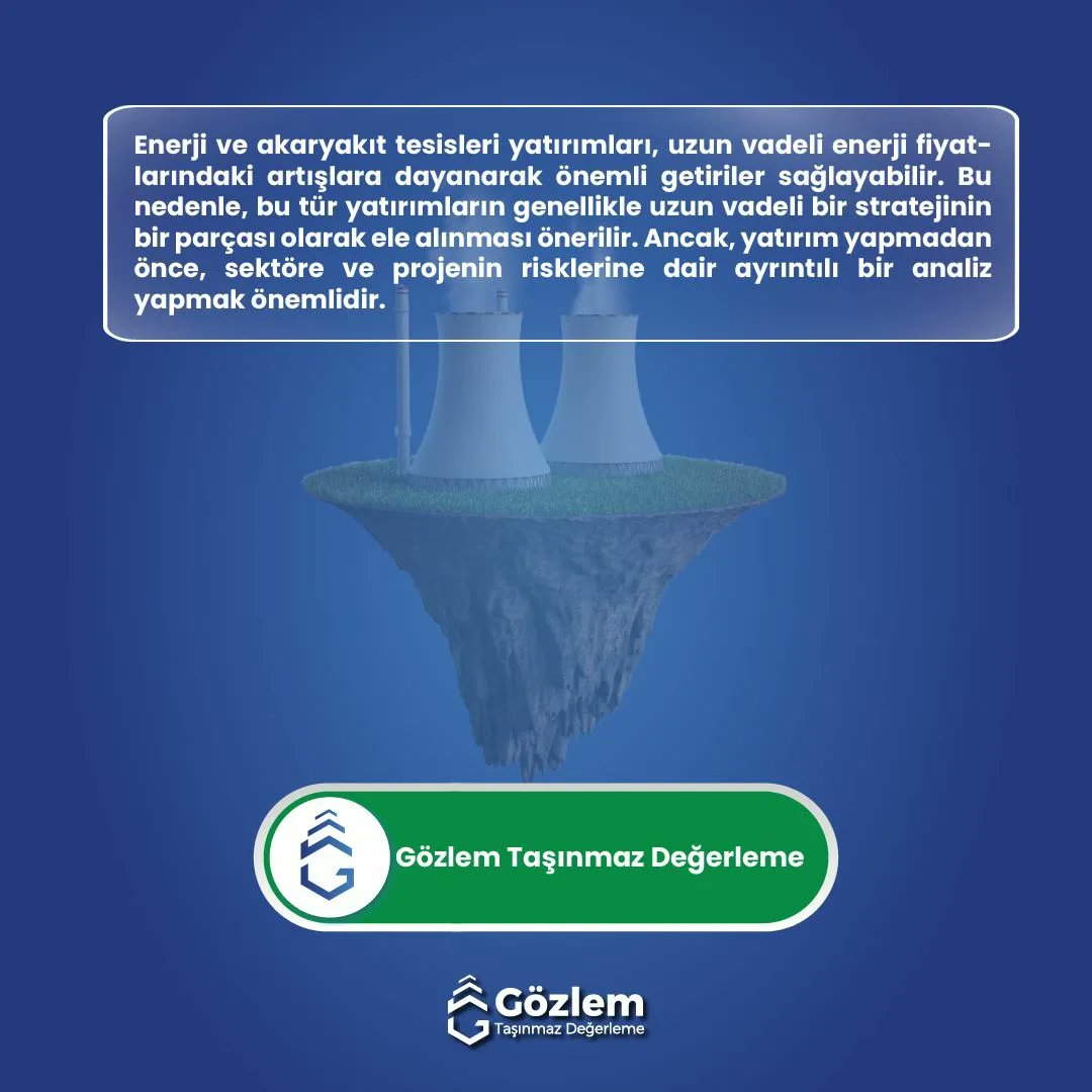 gozlemtd's tweet photo. #enerjitesisleri #akaryakıttesisleri #enerjisektörü #akaryakıtsektörü #enerjipiyasası #akaryakıtpiyasası #enerjiprojeleri #akaryakıtprojeleri #enerjideğerleme #akaryakıtdeğerleme #yatırımfırsatları #enerjiyatırımı #akaryakıtyatırımı #emlakdeğerleme #değerlemedanışmanlığı https://t.co/2trReW2EME