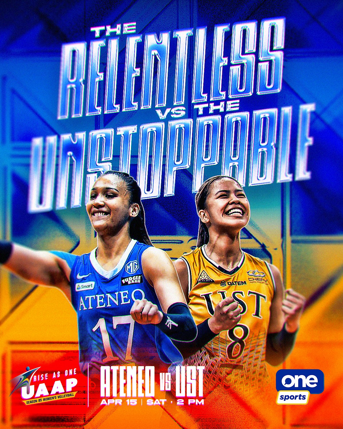 One Sports on Twitter: "The Relentless 🆚 the Unstoppable Ateneo