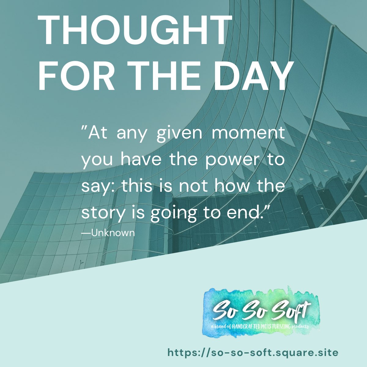 SoSoSoft19's tweet photo. Hey, Softies!
#nothowitends
#thoughtfortheday https://t.co/zZg82pJJ1R